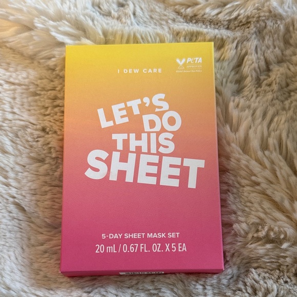 I Dew Care Other - I Dew Care Let's Do This Sheet Mask Set of 5- NIB